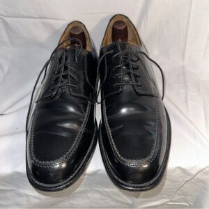Bostonian First Flex Oxford Dress Shoes 25020 Size 8 Black Leather & Shoe Trees